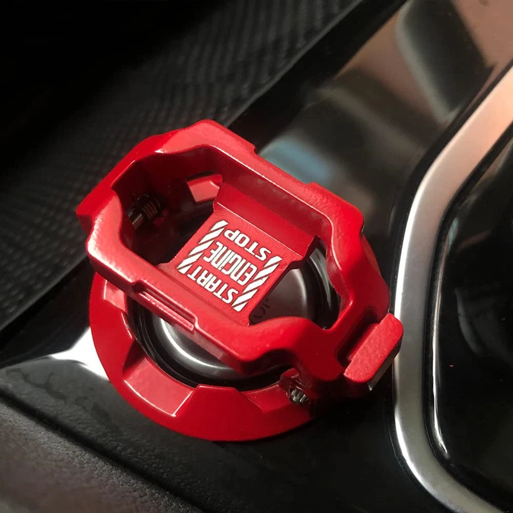 Car Start Stop Button Decor Car Engine Push Start Switch Button Cover Protector Ignition Button for Car