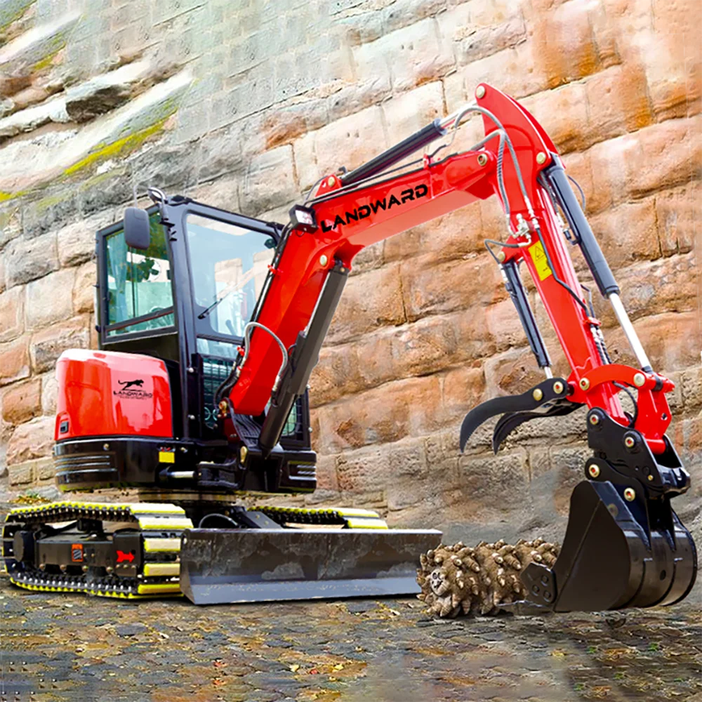 Made in China 1800 KG Tailless Excavator EPA Euro 5 Mini Bagger 2.5 Ton Small Hydraulic Digger Various Accessories Customized