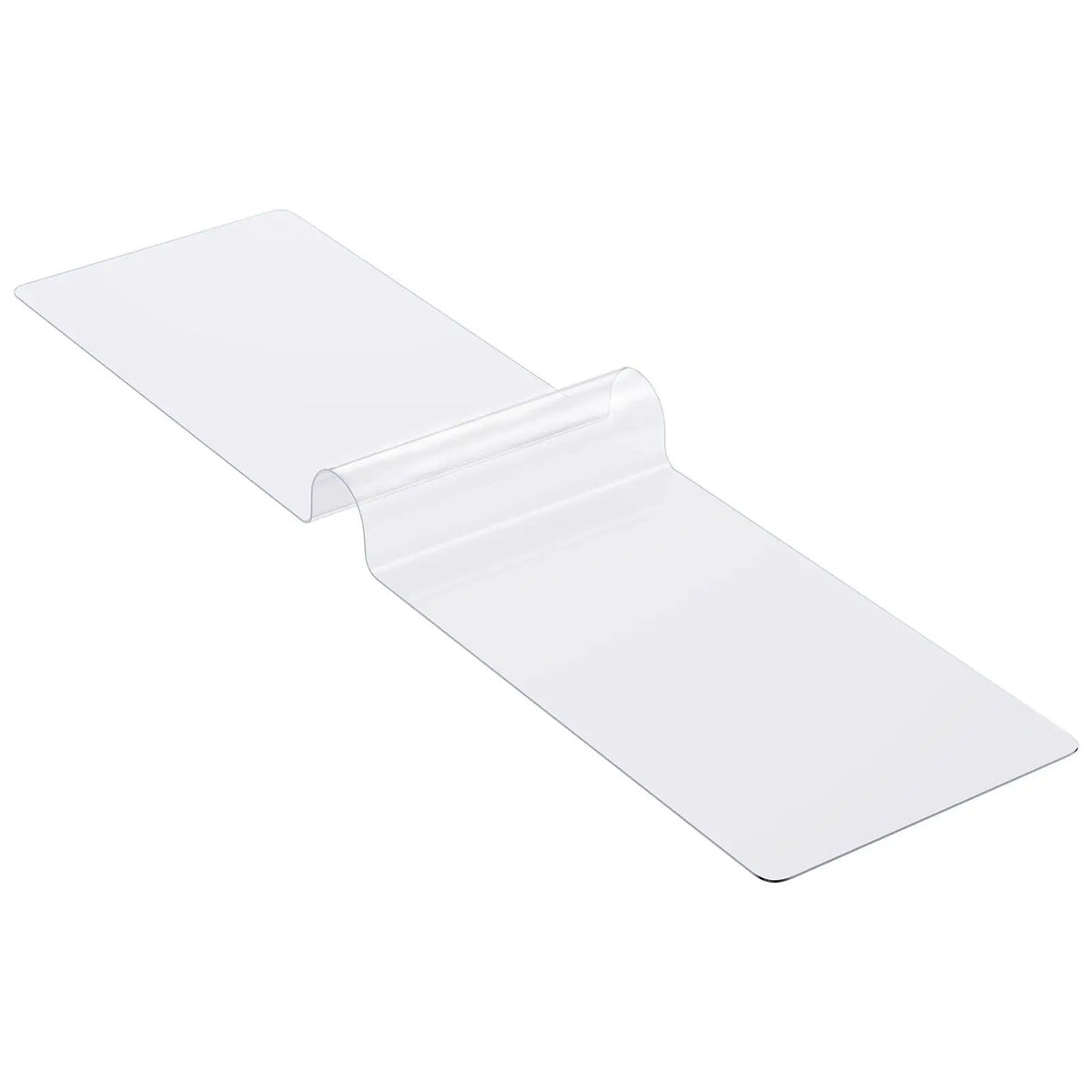 1.5 mm Thick Clear Plastic Table Cover 24 X 96 Inch Rectangular PVC Desk Mat Easy Cleaning Waterproof Furniture Protector for