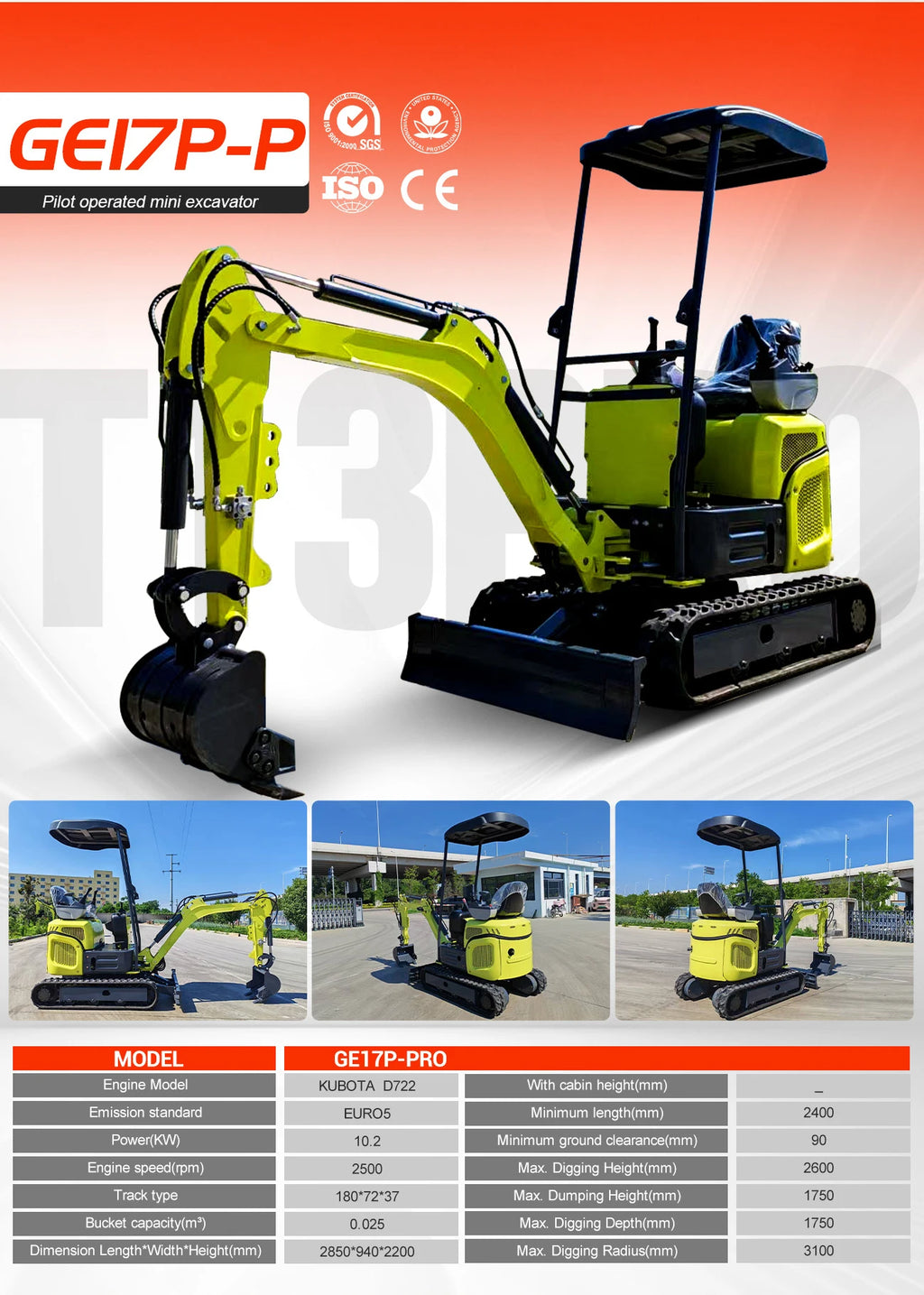 Wholesale Mini Excavators1.8 Ton Fast Delivery Multifunctional Mini Digger Machine Customize EPA Engine Small Excavator Digger
