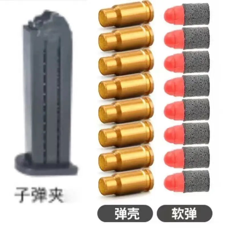 QE1 Ducational Toy Gun Shell Ejecting Toy Foam Soft Bullet Blaster For Kids Boys Adults Airsoft Pistol Children Birthday GiftM