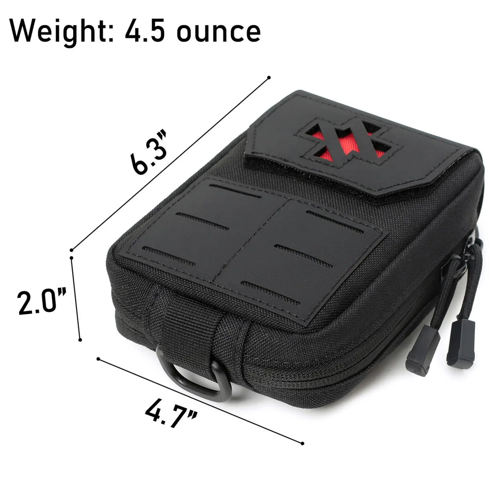 Tactical Medical Trauma Pouch MED EMT Belt Pouch Small Portable Utility Emergency Survival Pack