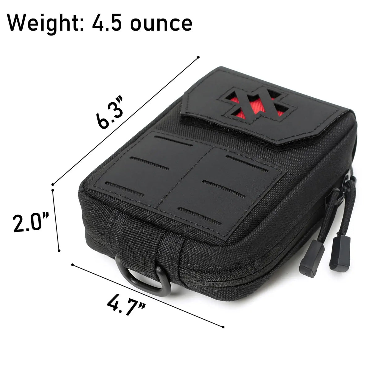 Tactical Medical Trauma Pouch MED EMT Belt Pouch Small Portable Utility Emergency Survival Pack