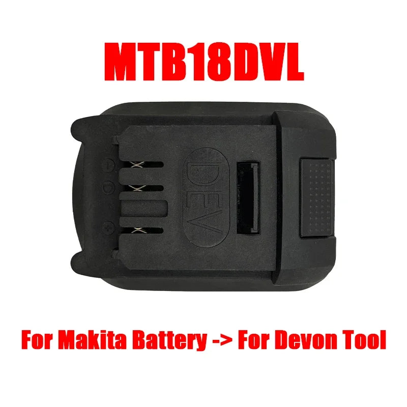 Battery Adapter for Makita 18V to Devon Tool Can Use For Makita Battery BL1830 Series Batterie On For Devon Electric Power Tools