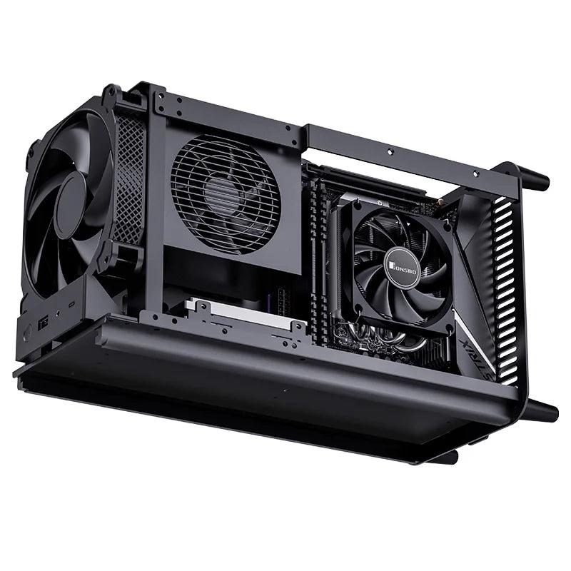 JONSBO HP-400S Pressure Profile CPU Radiator 4 Heat Pipe 9CM Fan Ultra-Thin Radiator Suitable ITX Small Case Processor Cooler