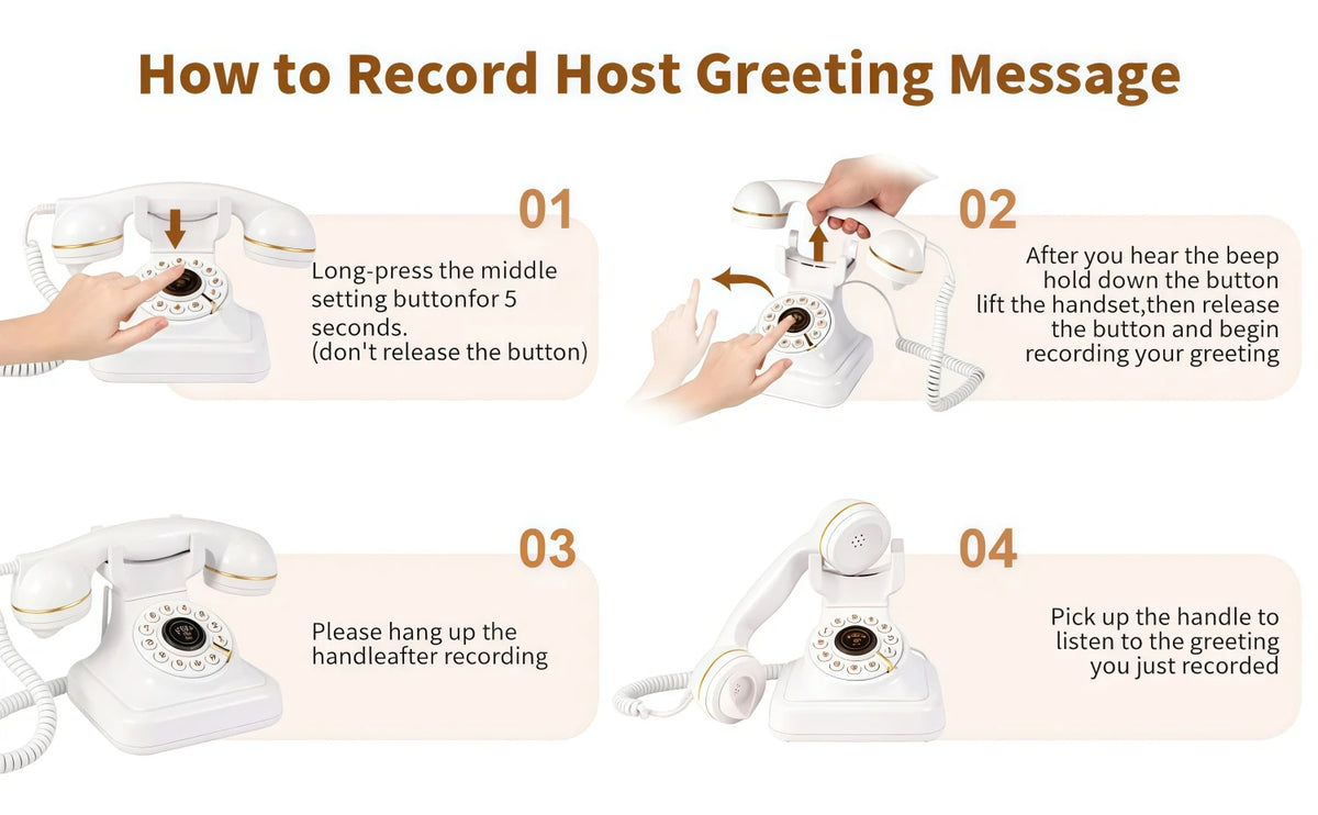 Audio Message Book Phone Wedding Guest Voice Blessing Message Book Banquet Voice Check-in Message Phone Birthday Party Celebrati
