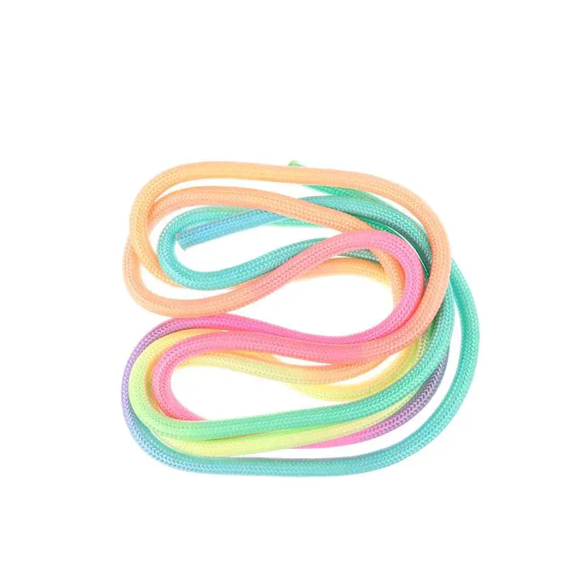 Gymnastics Arts Rope Jumping Rope Fitness Rainbow Color Sports Training Rope Rhythmic Gymnastics Rope Sport Tool