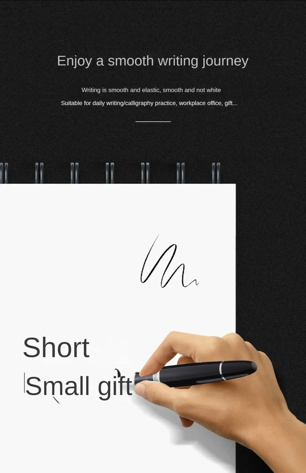 Jinhao X159 Classic ABS Fountain Pen 0.5mm/0.38mm Nib Ink Pens Set, Elegant Office Stationery Supplies