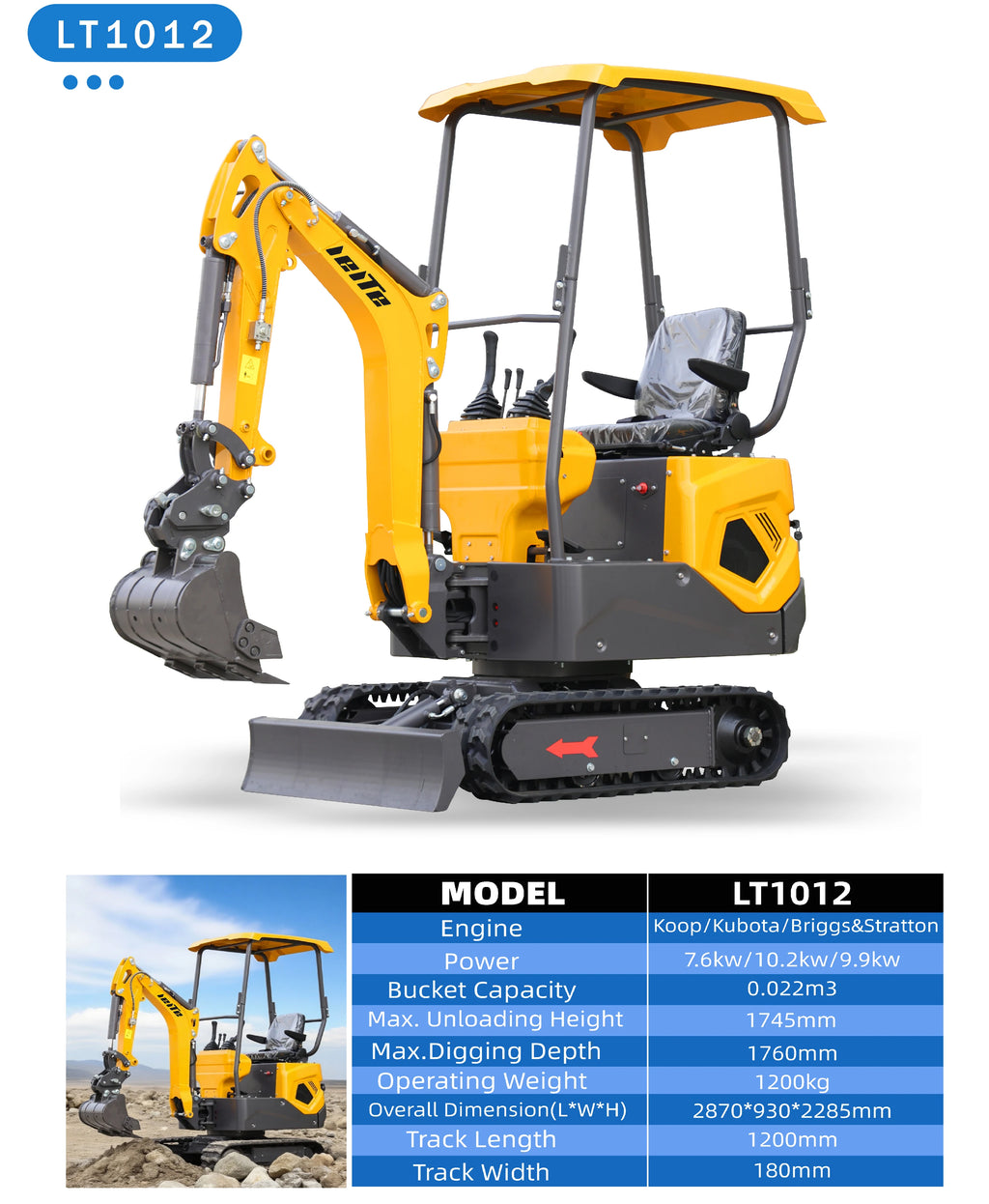 Fast Delivery Mini Excavators 1.8 Ton Small Excavators Euro 5/EPA Customizable Home Farm 1800 Small Bagger Sale Mini Digger