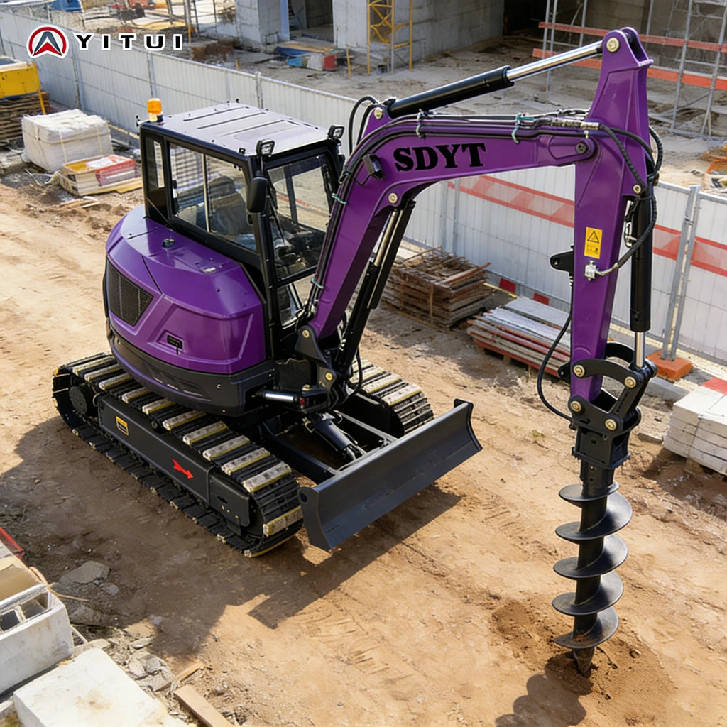 New 2.6 Ton Mini Excavator Crawler Small Excavator With Cab Hydraulic For Home Customized Ce/Epa Certified