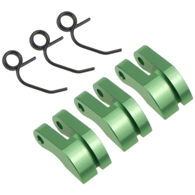 Aluminum 3 Clutch Shoes with Spring for 1/8 HSP Nitro Engine RC Model Car Shoe Clutch