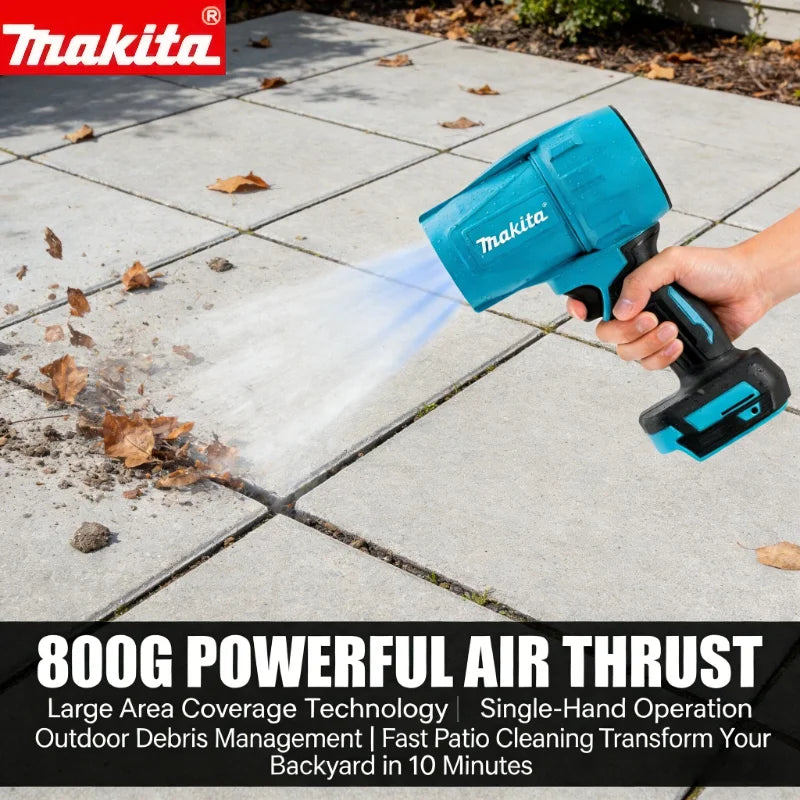 Makita 30000RPM Violent Blower 18V Electric Air Duster Wind Speed Turbo Rechargeable Car Cleanin Tool（bare machine）