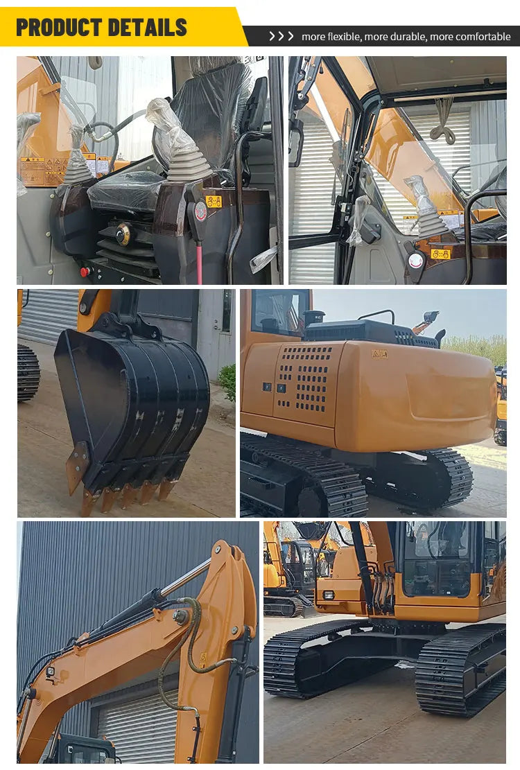All-Terrain 13000kg 913 Excavator with Official EPA CE Approval for Diverse Engineering Tasks