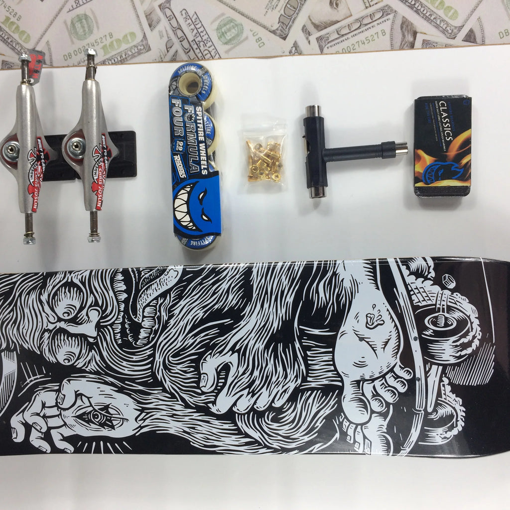 Skateboard Complete Set 100% Canada Maple Double Rocker7.75/8.0/8.125/8.25/8.3/8.5 Inch Size  Pro Skate  High Quality