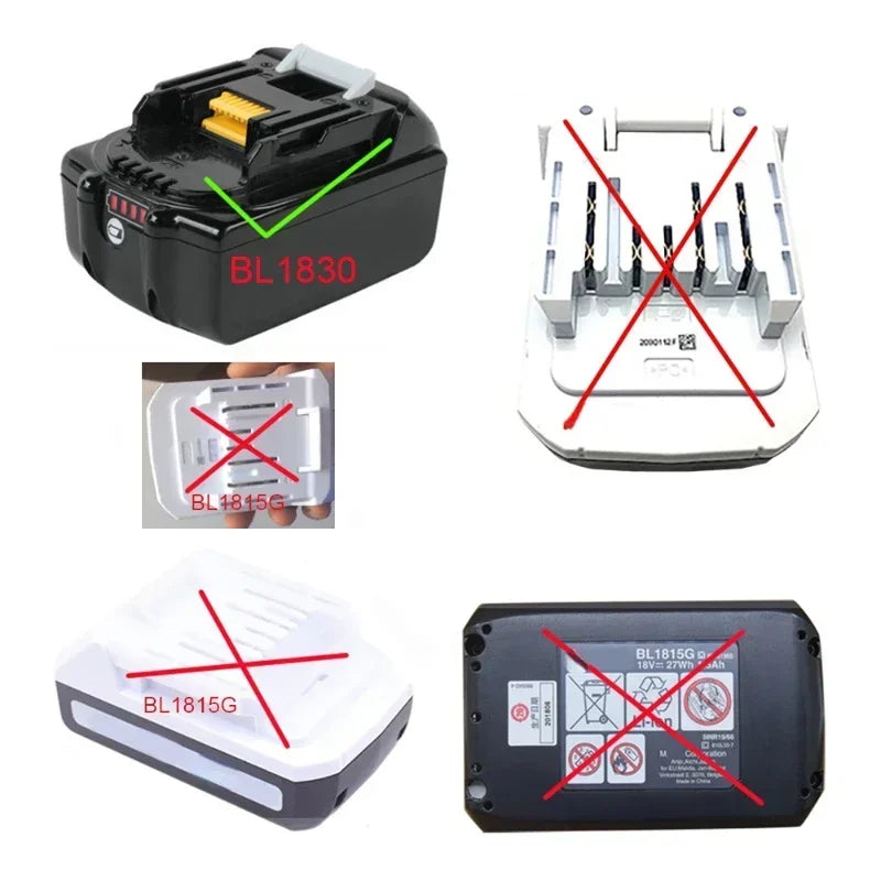 Battery Adapter for Makita 18V to Devon Tool Can Use For Makita Battery BL1830 Series Batterie On For Devon Electric Power Tools