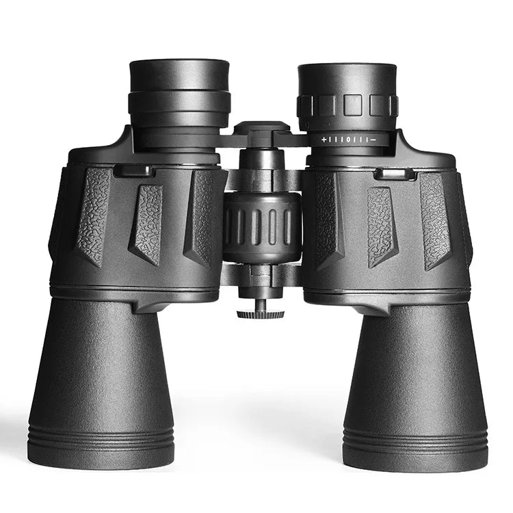 10x50 Professional Porro Binoculars HD BAK4 Prism High Power Wide Angle Telescope for Hunting Camping