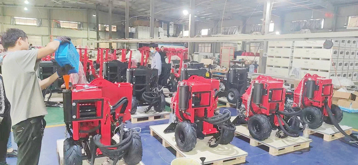 Customized 15HP Wood Chipper Electric 4-wheel Branch Crusher, Wood Processor, Professional Tree Shredder,Forestry Machinery