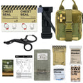 RHINO RESCUE CMS-Mini EDC Outdoor Emergency Pack Tactical Bag with First Aid Pockets Survival Kit