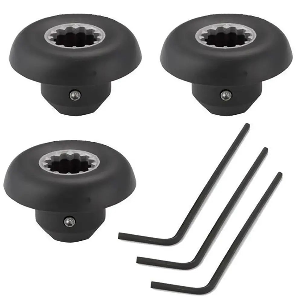 1Set Mushroom Head Connector Blender Drive Socket Black Universal Blender Spare Parts with Wrench Screw for Vitamix Blender