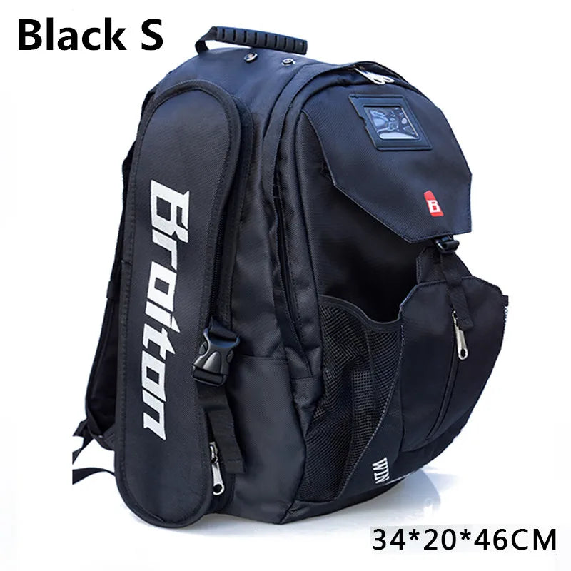 Professional Skate Backpack Inline Speed Skate Bag Black Blue Rose S L Roller Skating Bag for 3X110mm 4X100mm 4X110mm Wheel Room