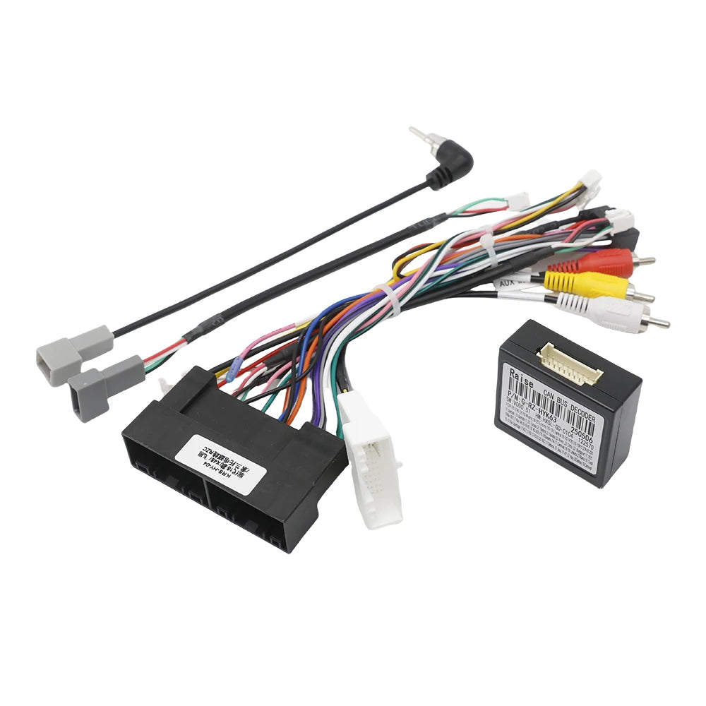 16 Pin Connector Car Android Cable Adapter for Hyundai Tucson Ix35 Elantra Santa Fe for Kia Sportage Ceed CAN Bus Wiring Harness