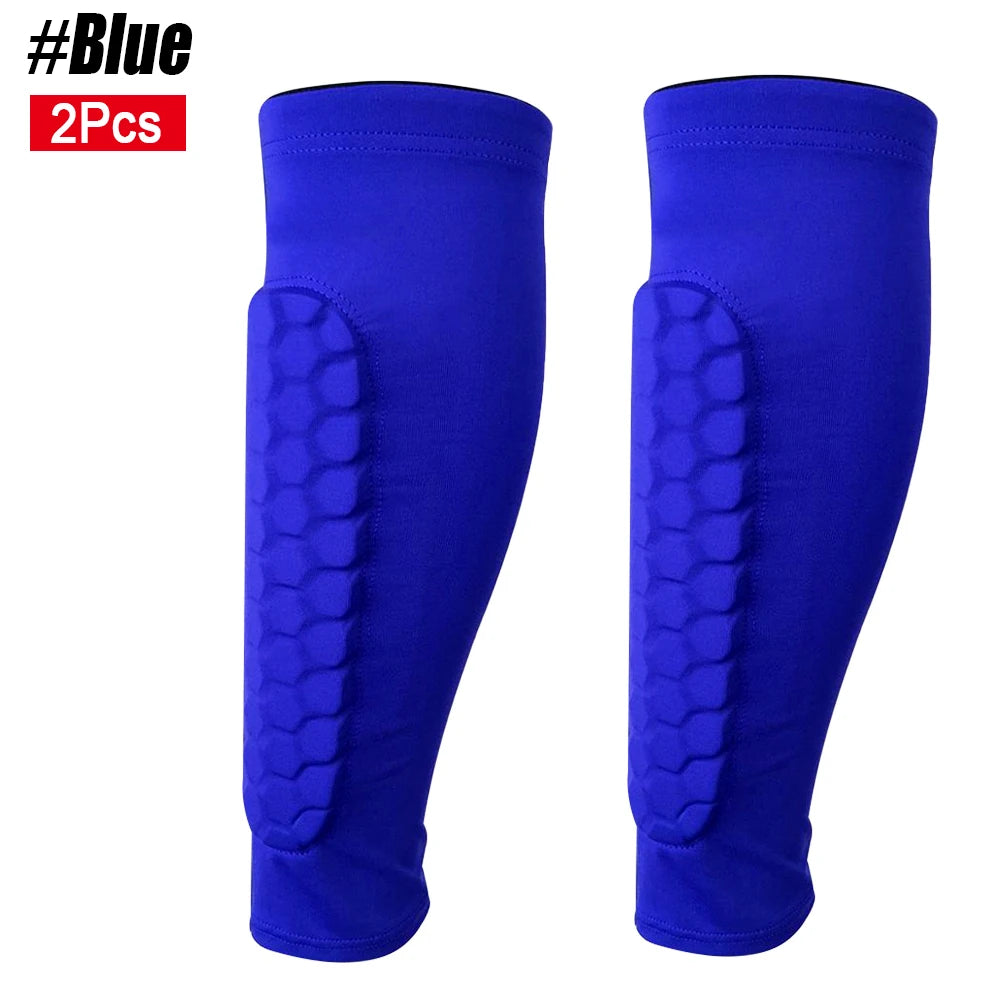 Honeycomb Soccer Shin Guards Football Shields Sports Legging Shinguards Leg Sleeves Protective Gear Shank Protector