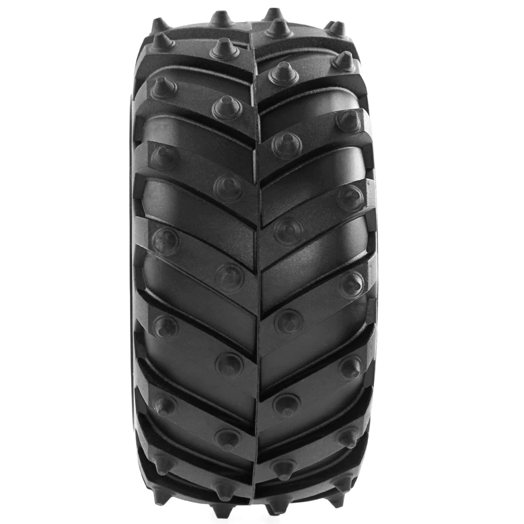 2.2 Inch High Grip Tires for 1/10 RC Crawler, 128mm Rubber Wheels for Axial SCX10 TRX4, Upgrade Climbing Performance