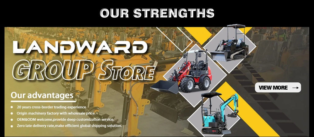 LANDWARD YANMAR Excavator 2.5 Tons Mini Excavator Optional Engine 24HP XT25U Crawler Cab Mini Excavator 3 Tons Euro 5 Customized