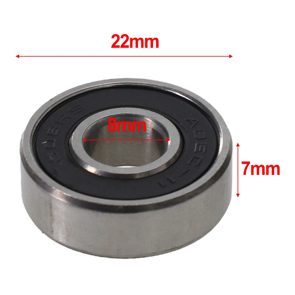 8Pc ABEC-11 608 Bearings For Skateboards Roller Skates Scooters Scooter Wheel Bearings 8x22x7mm High Speed Sliding Plate Bearing