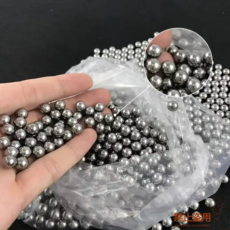 100pcs 6mm High Carbon Steel Ball Bullets Are Powerful and Suitable for Outdoor Shooting Bullets of G17 Alloy Toy Guns.