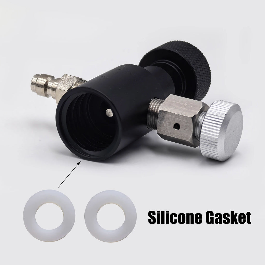 Sparking Water Maker Cylinder CO2 Filling Station, Carbon Dioxide Tank Refill Adapter Connector W21.8-14 or G3/4 or CGA320