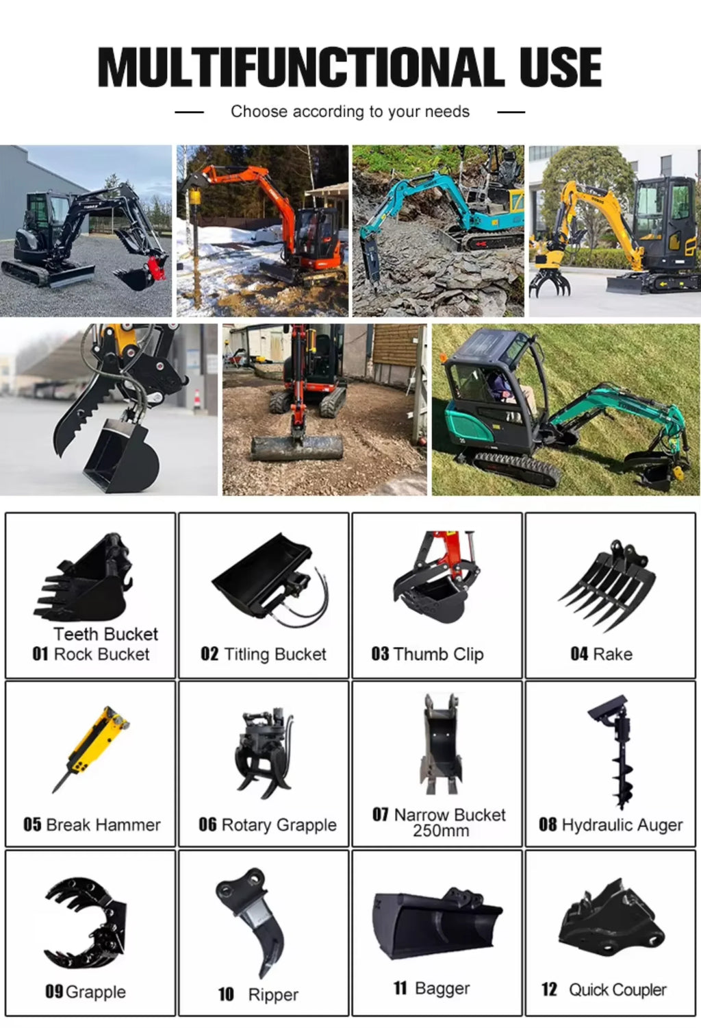 Mini Excavator 2.5 Ton 3 T Customize Factory Factory Price Mini Digger Free Shipping Yanmar Engine Excavator Crawler Excavator