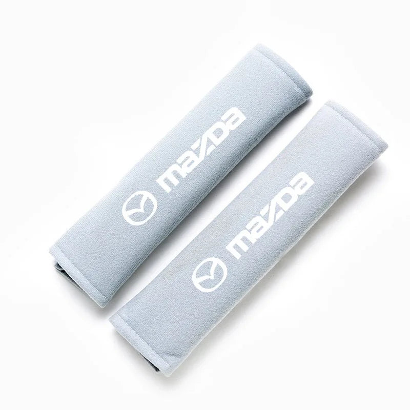 2Pcs Car seat belt leather Shoulder Protector Safety Belt for Mazda 3 CX3 CX4 CX5 CX7 CX8 CX9 CX30 RX7 Atenza Axela