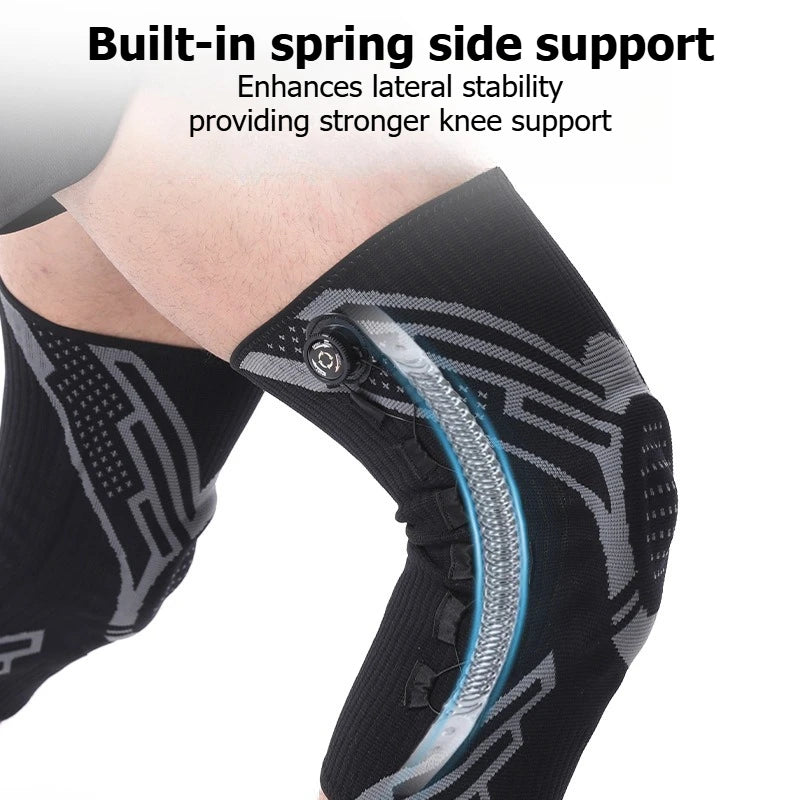 Adjustable Knob Knee Support Professional Sports Knee Brace for Basketball Football Running Badminton Fitness