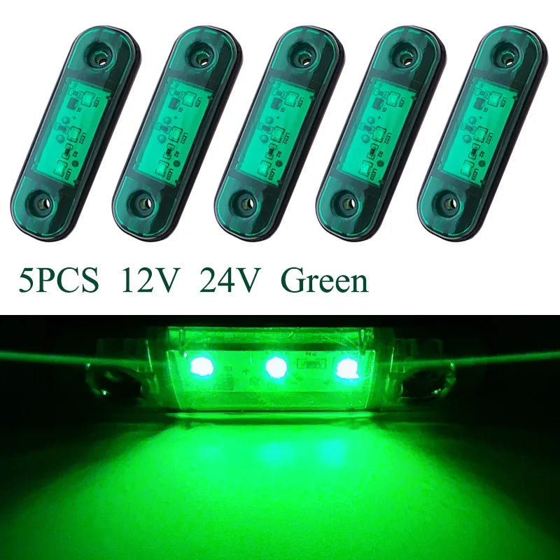 12V 24V Truck Accesorios Trailer Car External Lights Warning Tail Light Signal Brake Lamps for Truck Trailer Lorry Bus