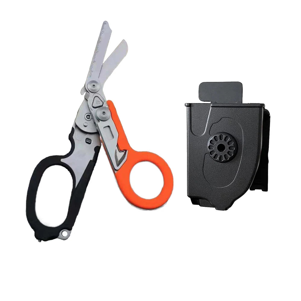 6 In1 Multifunction Medical Emergency Response Raptors Shears Foldable Scissors Pliers Tactical Outdoor Survival Tool Equipmen