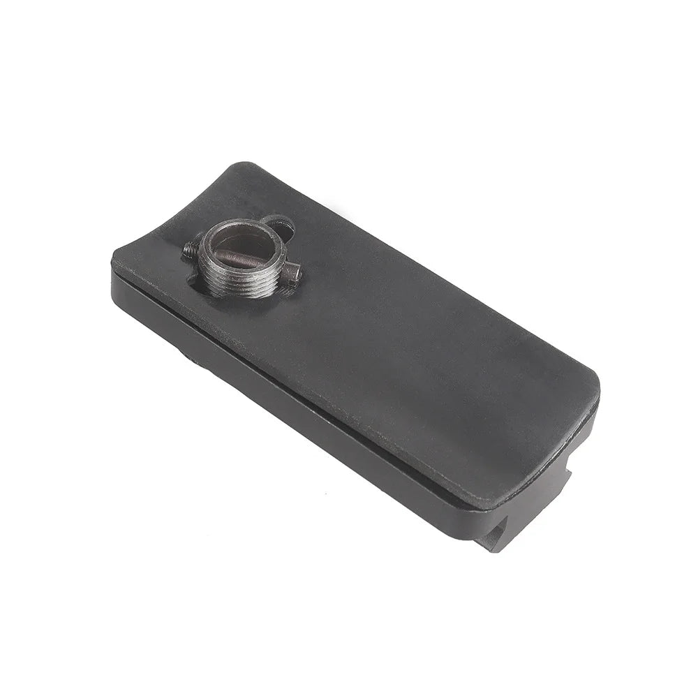 Sling Swivel Stud Picatinny Rail Adapter for Rifle Bipod 20mm Picatinny Mount Adapter with 3 Slots Rubber Base Hunting