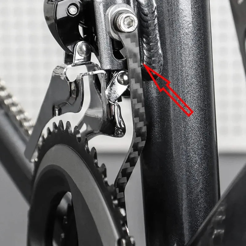 1/3Pcs Chain Guide Carbon Fiber Chain Stabilizer Drop Keeper for Road Bike Chain Catcher Bike Accessories