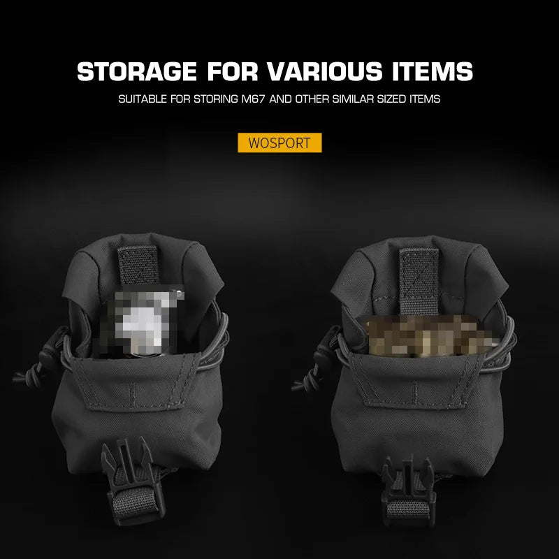 Tactical Frag Pouch Multi-Purpose Grenade Pouch with Waist Belt Storage for Outdoor Hunting Accessories