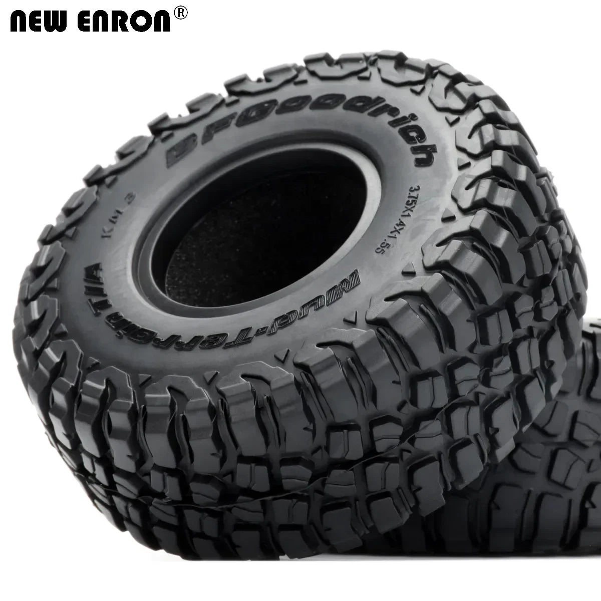 4Pcs 1.55" 95*35MM Wheel Tires 1.55 Inch Rubber Tyre for RC Car Crawler D90 TF2 Tamiya CC01 LC70 LC80 Axial 90069 JIMNY RC4WD