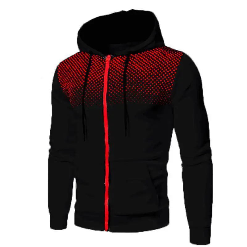 2023 Autumn and Winter New European and American Solid Color Fleece Sweater Pants Men's Casual Zipper Sports Hat Set