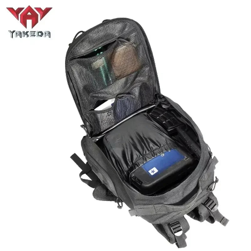 YAKEDA 40L Tactical Backpack Sports Backpack Outdoor Picnic Camping Waterproof Mountaineering Backpack