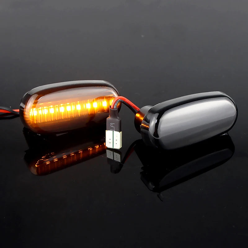 2PCS for Alfa Romeo 147 GT 937 MiTo 955 for Fiat Bravo II Hatchback (198) LED Side Marker Light Flowing Turn Signal Lamps Canbus
