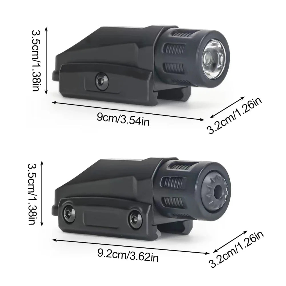 Tactical Plastic/Metal Laser Aiming Lights Weapon Light Hunting Military Red Dot Sight Toy Gun Light Fit 20mm Picatinny Rails