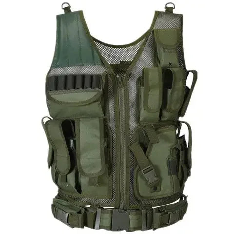 Tactical Vest Multi-Pocket Jungle Combat Body Armor Security Vests Hunting Outdoor CS Game Airsoft Army Training Swat Jacket