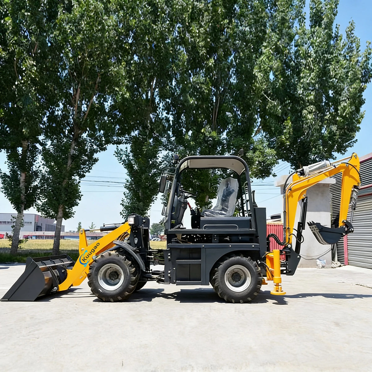 Backhoe Loader Free Shipping Excavators Machine Digger Front Loader 3 Ton Mini Excavator Bagger Garden Mini Loader B Customized