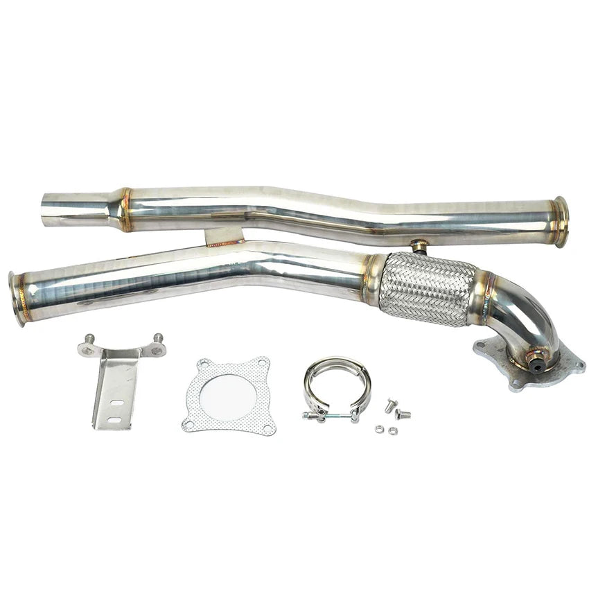 Car Exhaust Downpipe Fits for VW Golf GTI MK5 MK6 Jetta 2.0T Turbo Down Pipes For Audi A3 2.5inch - 3inch Downpipe Accessories