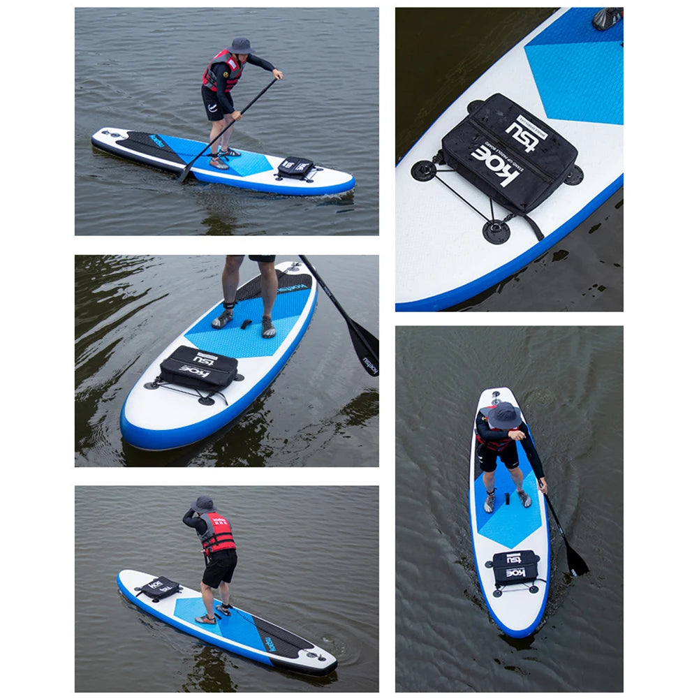 15/40L Paddle Board Bag Waterproof Paddle Board Storage Bags Large Capacity Stand Up Paddleboard Deck Cooler Bag for SUP & Kayak