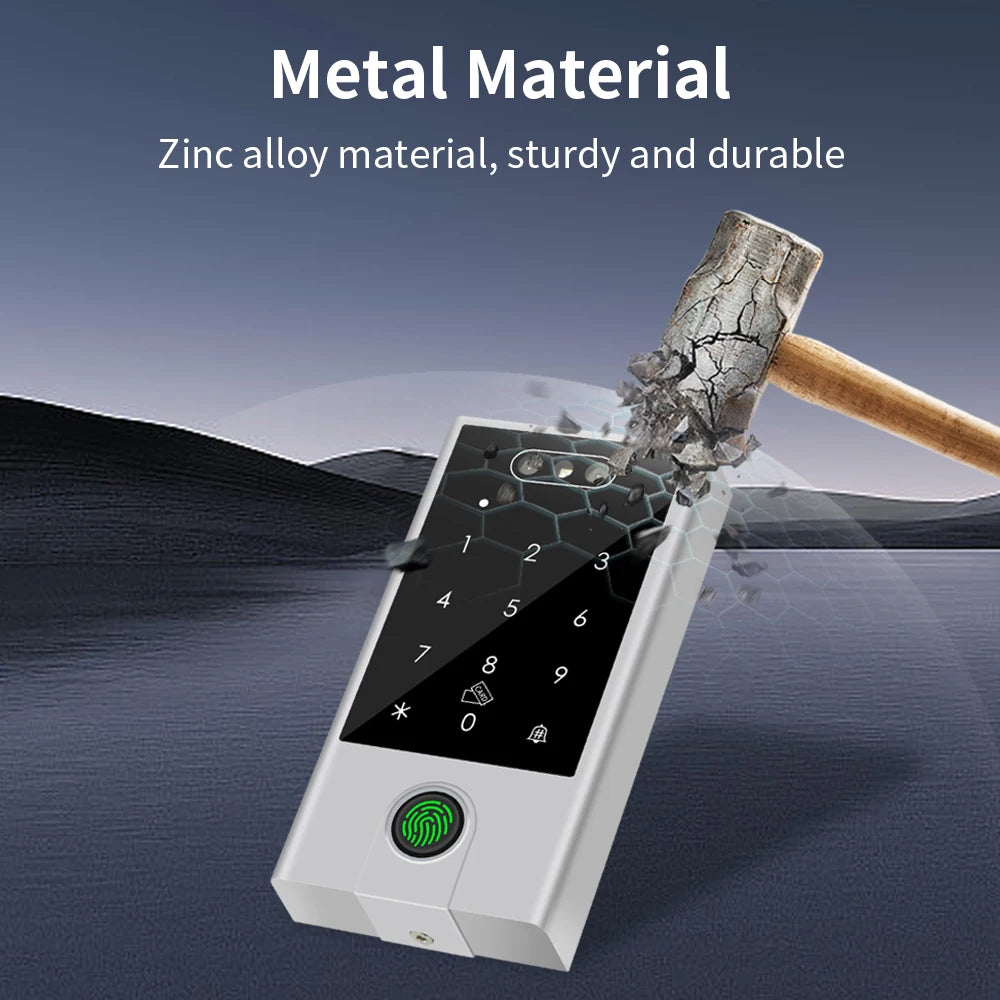WIFI Face Wiegand 26-34 Recognition Fingerprint 125KHZ/13.56MHZ RFID Access Control Machine Card Reader Work With Tuya APP