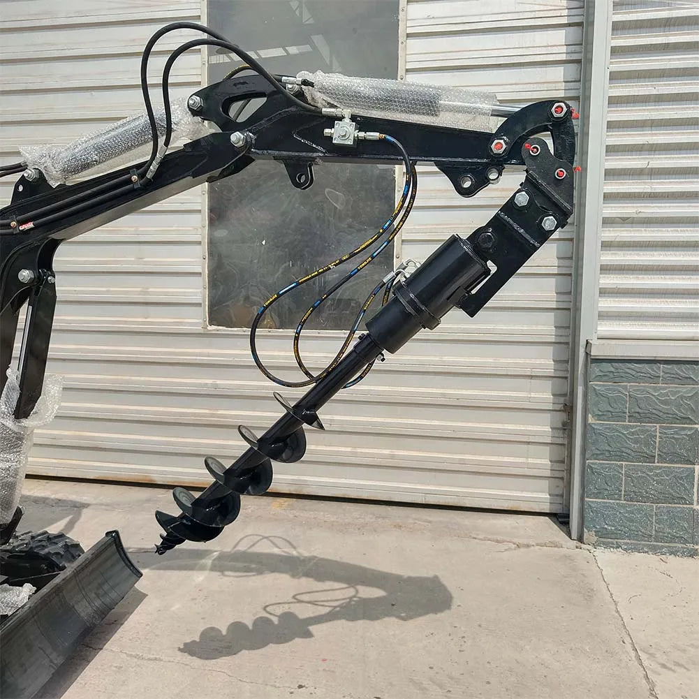 150mm/200mm Auger Drill for JCB NEX Kingway Berger Kruas and Other Chinese Mini Excavator Mini Excavators